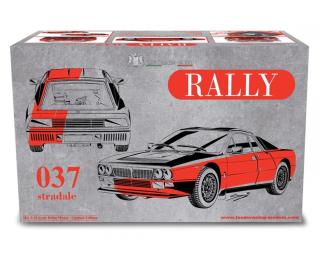 Lancia 037 Rally Stradale 1982 Rosso Laudoracing 1:18 Resinemodell (Türen, Motorhaube... nicht zu öffnen!)